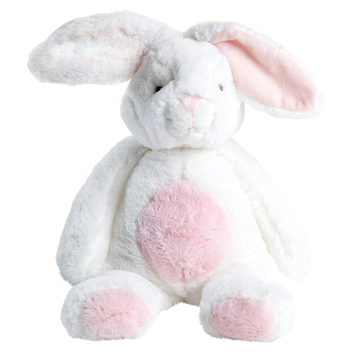 Lillian Vernon Quizzies Bun Bun Easter Bunny Plush Pink - 9" x 6" x 15", Kids Stuffed Animal, Festive, Spring