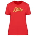 thumbnail image 1 of Lillie, Cute Golden Sparkle Name T-Shirt Women -Image by Shutterstock, Female Large, 1 of 2