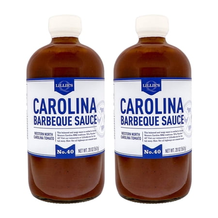 Lillie's Q - Carolina Barbeque Sauce, 20 Ounce - No.40 (Pack Of 2)
