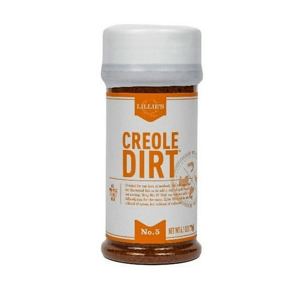 Lillie’s Q Creole Dirt All-Purpose Rub, 6 oz – Dry Seasoning Rub for Seafood, Blackened Fish & More