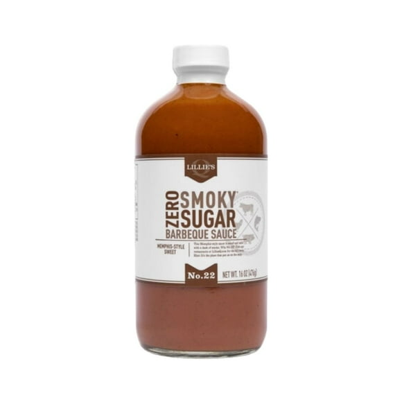 Lillie's Q Memphis-Style Sweet Zero Sugar Smoky Barbecue Sauce 16 oz
