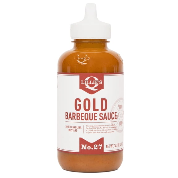 Lillies Q - Sauce Gold Barbecue - 14.8 OZ, Case of 6