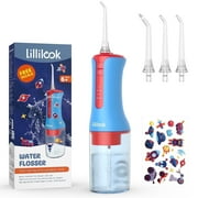Rechargeable Water Flosser for Kids, Oral Irrigator Portable, Blue