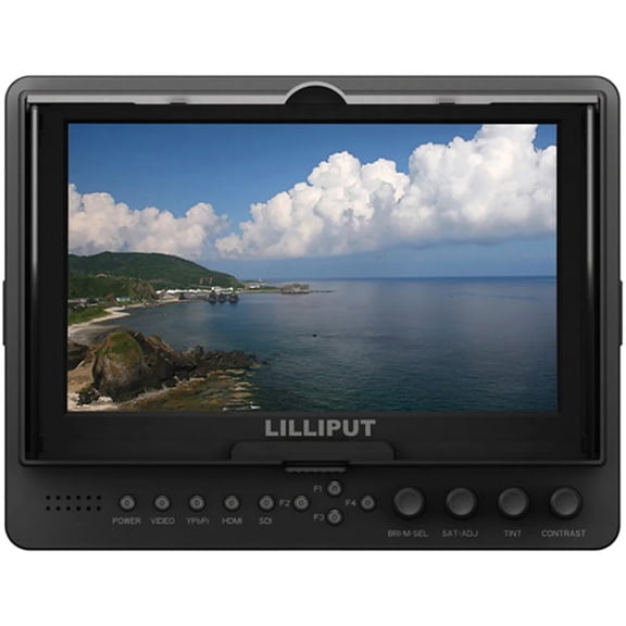 Lilliput 665 7" Camera-Top Field Monitor, Basic Version (with HDMI Input Only Port and Basic Software Function)