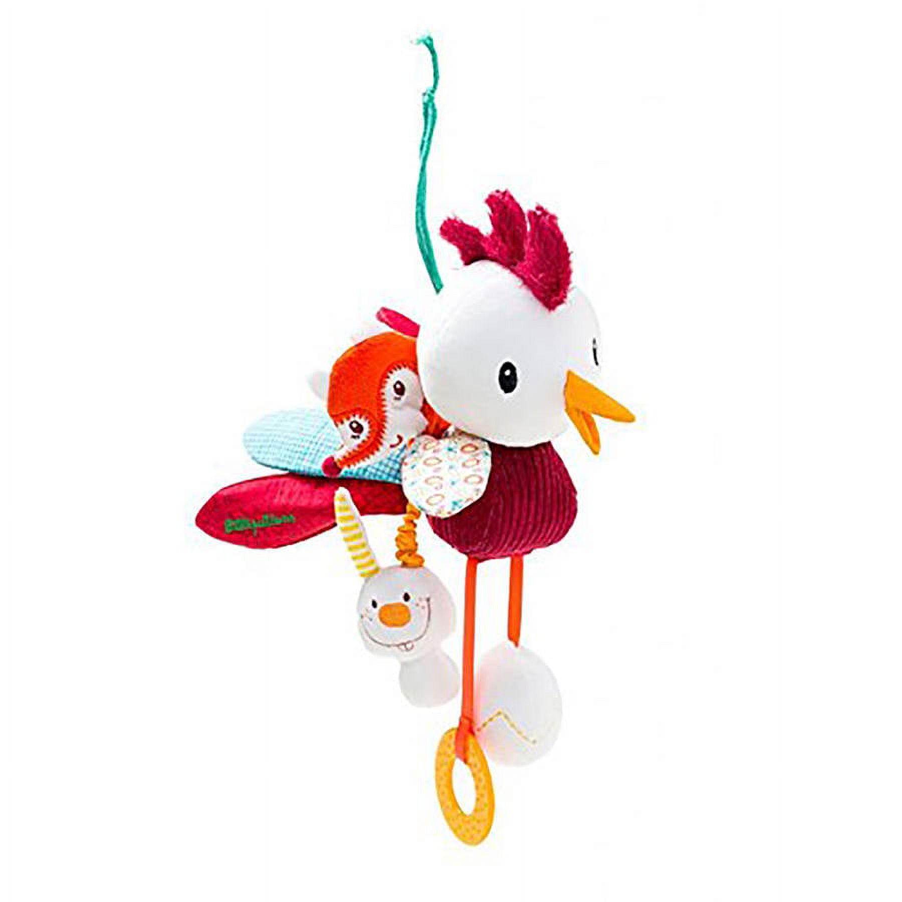Lilliputiens John ActiRooster Car Seat & Crib Dangling Toy