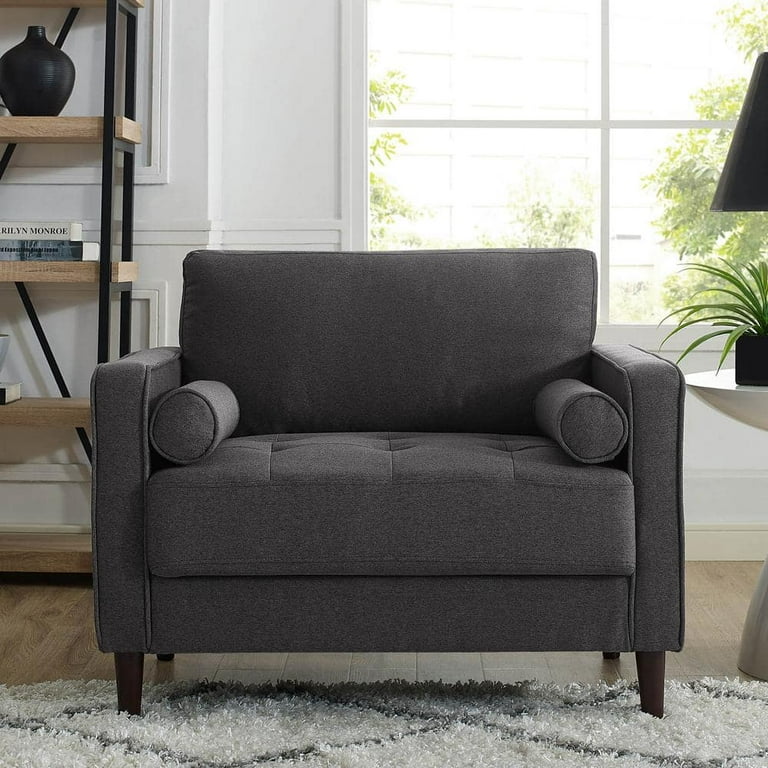 Lillith mid century modern chair in heather grey hotsell