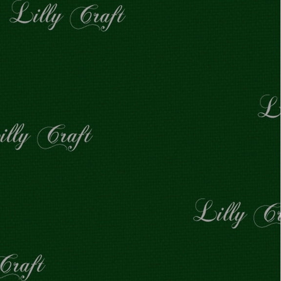 Lilly Craft Color Hunter Green 100% Polyester Poplin FABRIC 58-60" Wide Sold by the Yard