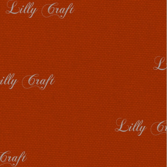 Lilly Craft Color Rust 100% Polyester Poplin FABRIC 58-60" Wide Sold by the Yard