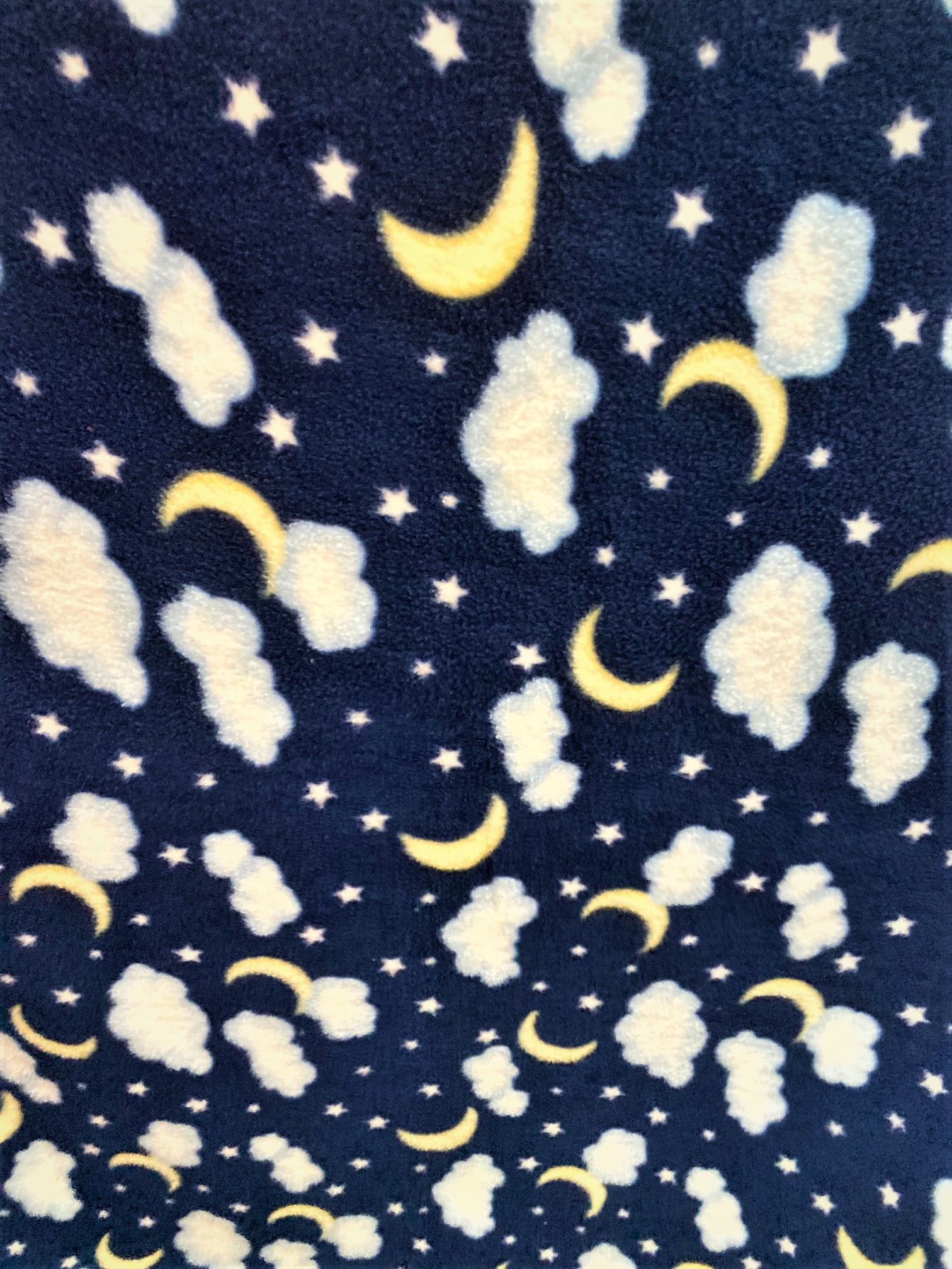 Moon fleece earier fabric