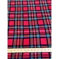 thumbnail image 1 of Lilly Craft Christmas Red Blue Green Tartan Plaid Fleece Print Fabric is 58-60" Wide Sold by the Yard, 1 of 4
