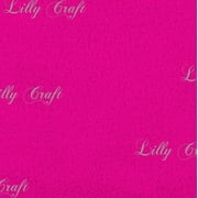 Lilly Craft Solid Color Fuchsia Fleece Anti-Pill FABRIC 58-60" Wide Sold by the Yard