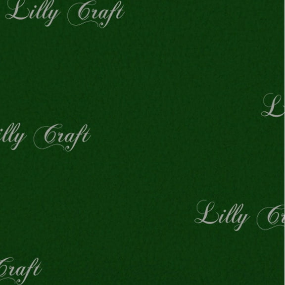 Lilly Craft Solid Color Hunter Green Fleece Anti-Pill FABRIC 58-60" Wide Sold by the Yard