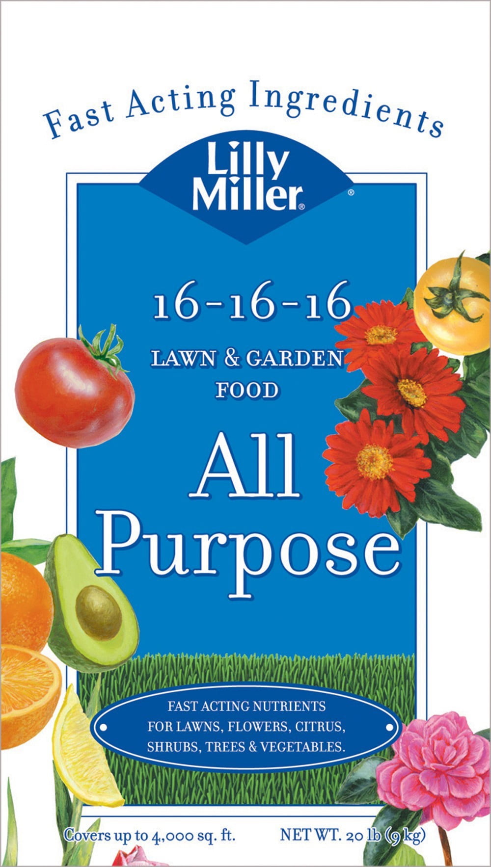 Lilly Miller All Purpose Lawn & Garden Fertilizer, 161616 Fertilizer