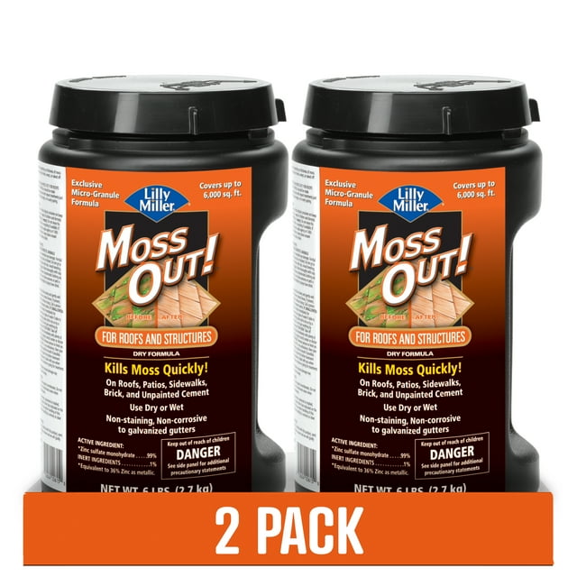 Lilly Miller Moss Out! Roofs Moss Killer Concentrate, Herbicide, 6 lb