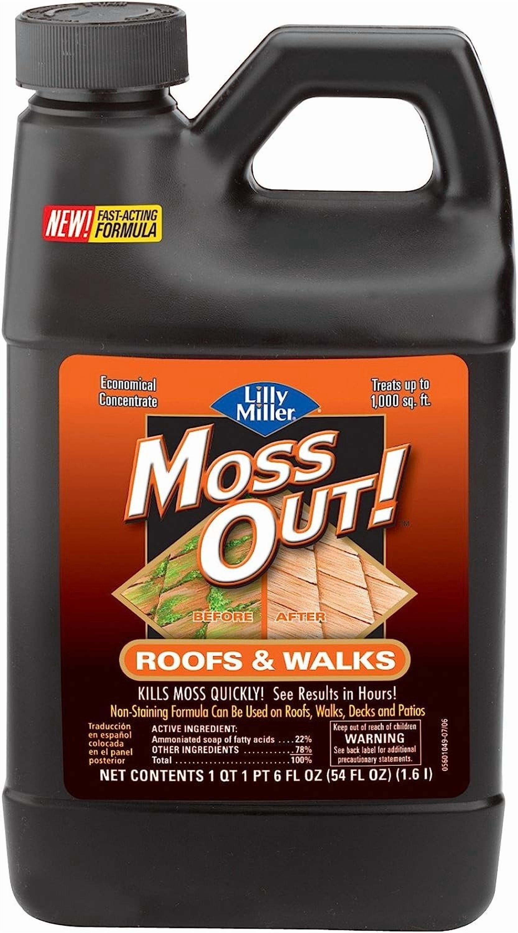 Central Garden & Pet Lilly Miller Moss Out for Roofs And Walks Concentrate 54oz — Residential Use, Standard Application