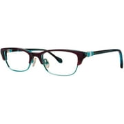 Lilly Pulitzer CAMBELL Grape Turquoise Eyeglasses Size50