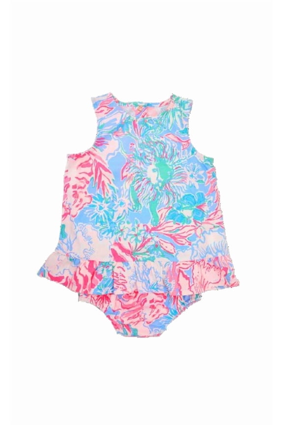 Claudia Infant Dress Blue Peri Viva La Lilly 3/6 Months