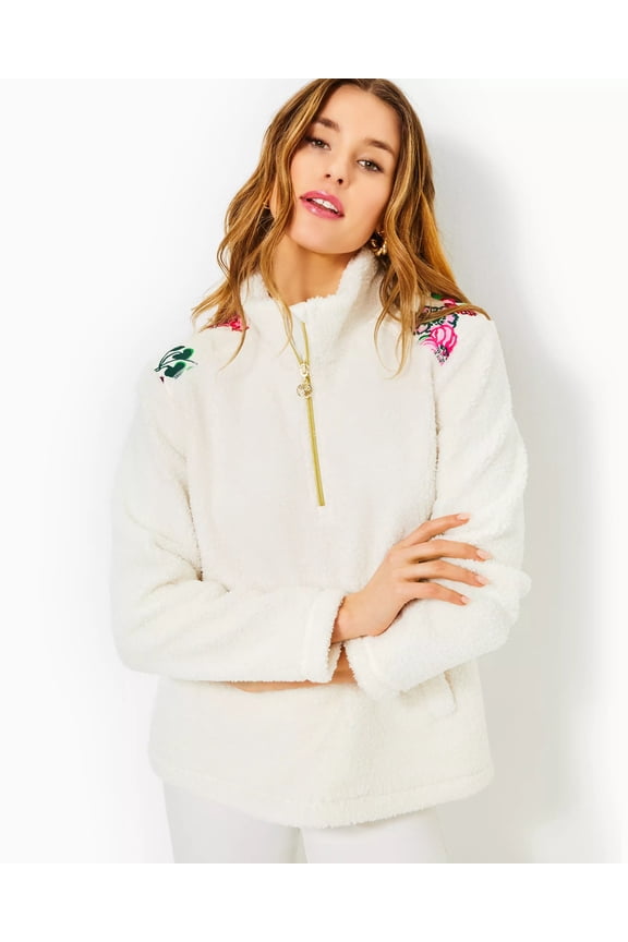 Women's Wallen Sherpa 1/2 Zip Jacket Shirt Medium