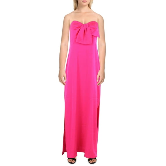 Lilly Pulitzer Womens Strapless Long Evening Dress