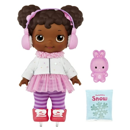 Lilly Tikes Snow Day Ami Doll with Winter Themed Moldable Snow and Accessories, Preschool Toy Playset for Kids, Girls & Boys Ages 3 4 5+