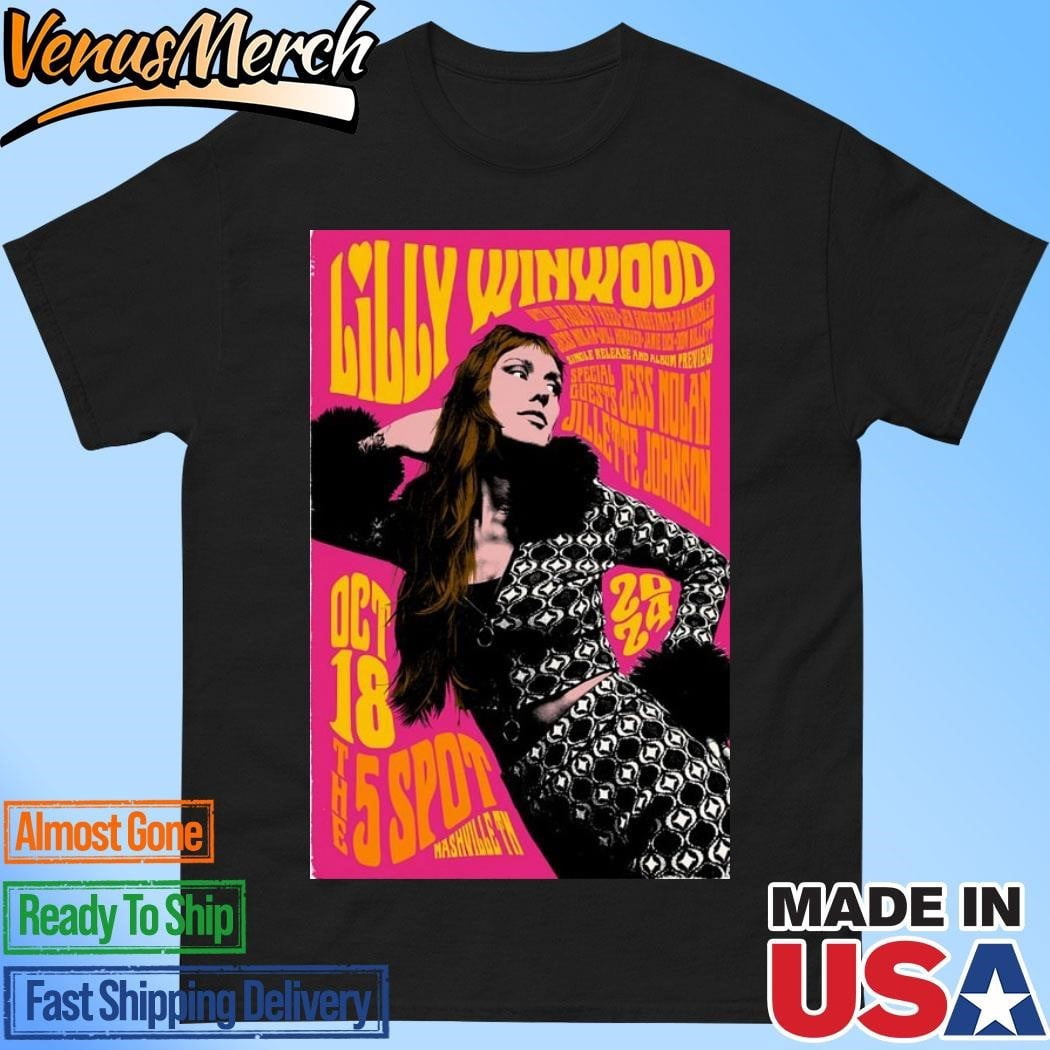 Lilly Winwood October 18 2024 Nashville Tn Tour Poster Shirt