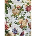 thumbnail image 1 of Lillycraft Blooming Floral on Ivory Poly Cotton Fabric - 58"/60" Inches Wide and Sold By The Yard, 1 of 4