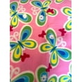 thumbnail image 1 of Lillycraft Butterflies on Pink Fleece Print Fabric is 58”/60” Wide and Sold by the Yard, 1 of 3