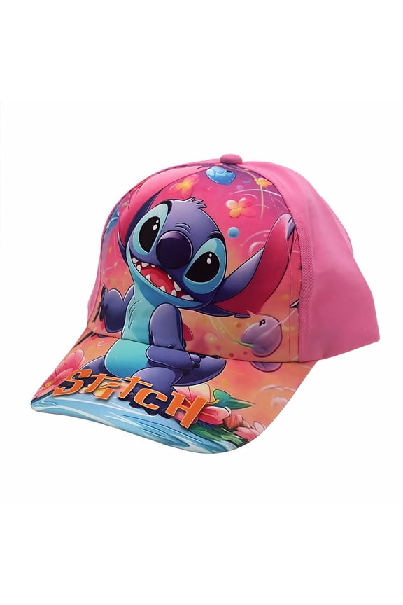 Lilo And Stich Experiment626 Adorable Anime Themed Baseball Cap - Fun CartoonGraphics, Comfortable Fit for Anime Fans