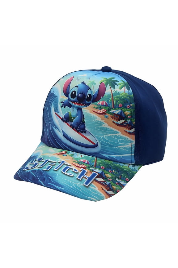 Lilo And Stich Experiment626 Adorable Anime Themed Baseball Cap - Fun CartoonGraphics, Comfortable Fit for Anime Fans