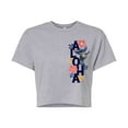 thumbnail image 1 of Lilo & Stitch - Aloha Stitch - Juniors Cropped Graphic T-Shirt, 1 of 4
