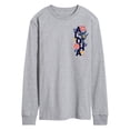 thumbnail image 1 of Lilo & Stitch - Aloha Stitch - Men's Long Sleeve Graphic T-Shirt, 1 of 4