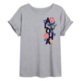 thumbnail image 1 of Lilo & Stitch - Aloha Stitch - Women's Oversized Graphic T-Shirt, 1 of 4