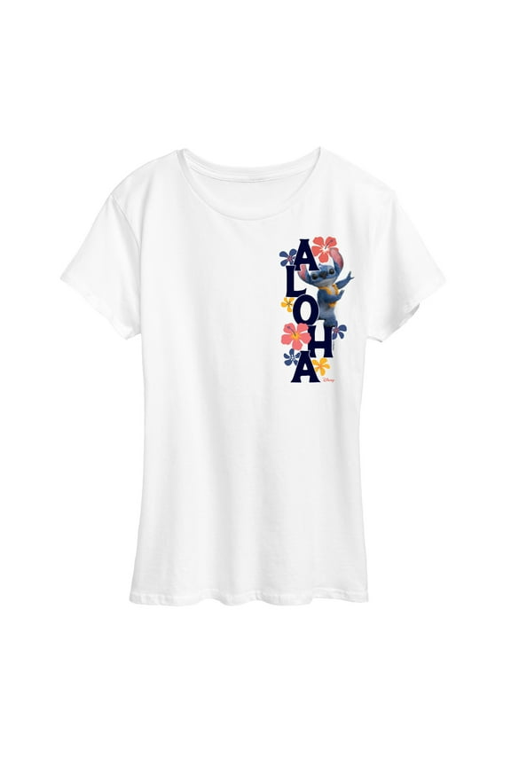 - Aloha Stitch - Women's Short Sleeve Graphic T-Shirt