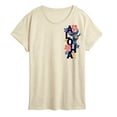 thumbnail image 1 of Lilo & Stitch - Aloha Stitch - Women's Short Sleeve Graphic T-Shirt, 1 of 4