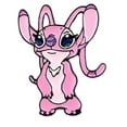 thumbnail image 1 of Stitch Angel Character Figure 1.25 Inches Tall Enamel Metal Pin, 1 of 1