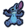 thumbnail image 1 of Lilo And Stitch Climbing Patch Blue Intergalactic Alien Embroidered Iron On, 1 of 2