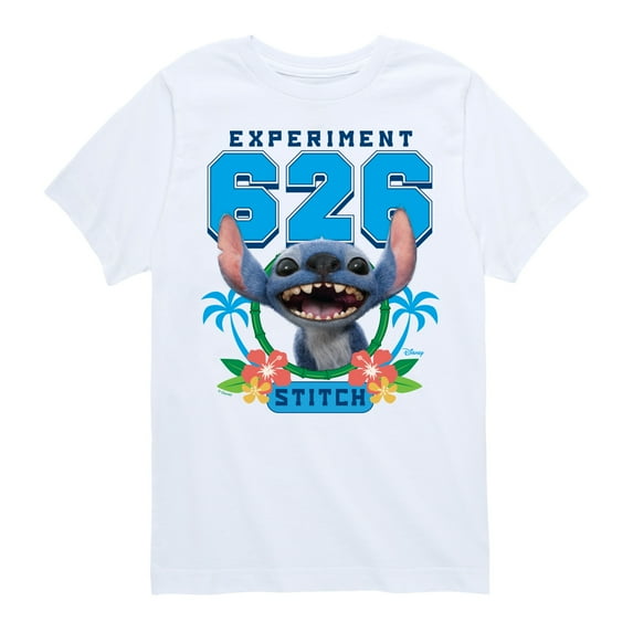 Lilo & Stitch - Collegiate Experiment 626 - Toddler And Youth Short Sleeve Graphic T-shirt