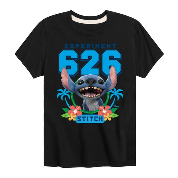 Lilo & Stitch - Collegiate Experiment 626 - Toddler And Youth Short Sleeve Graphic T-shirt