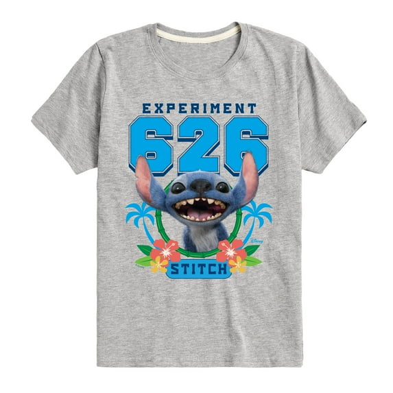 Lilo & Stitch - Collegiate Experiment 626 - Toddler And Youth Short Sleeve Graphic T-shirt