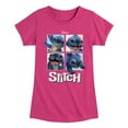 thumbnail image 1 of Lilo & Stitch - Cute Stitch - Toddler And Youth Girls Fitted Short Sleeve Graphic T-shirt, 1 of 4