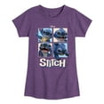 thumbnail image 1 of Lilo & Stitch - Cute Stitch - Toddler And Youth Girls Fitted Short Sleeve Graphic T-shirt, 1 of 4
