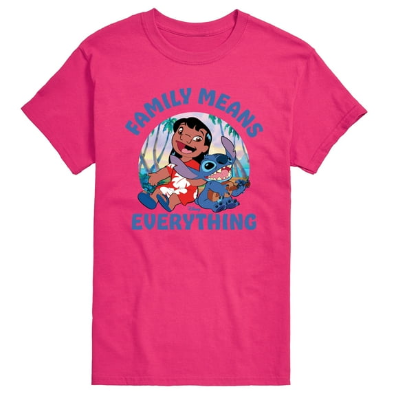 Lilo & Stitch - Family Means Everything - Men's Short Sleeve Graphic T-Shirt
