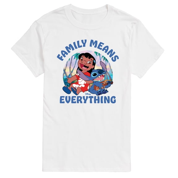 Lilo & Stitch - Family Means Everything - Men's Short Sleeve Graphic T-Shirt
