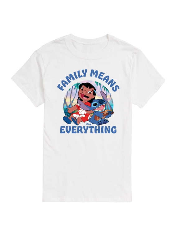 - Family Means Everything Men's Short Sleeve Graphic T-Shirt