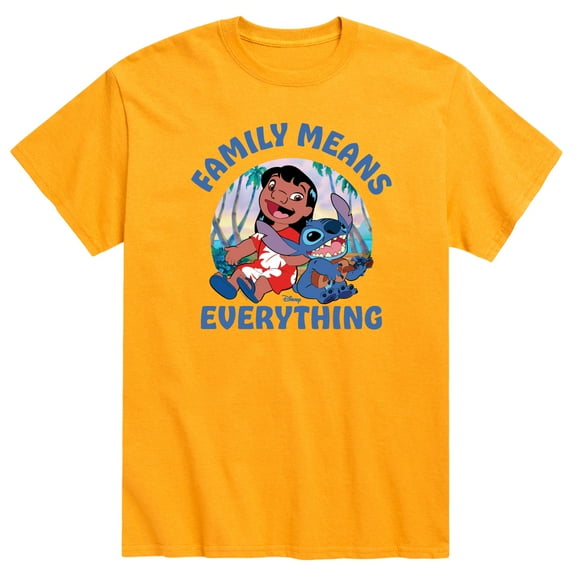 Lilo & Stitch - Family Means Everything - Men's Short Sleeve Graphic T-Shirt