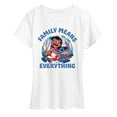 thumbnail image 1 of Lilo & Stitch - Family Means Everything - Women's Short Sleeve Graphic T-Shirt, 1 of 5
