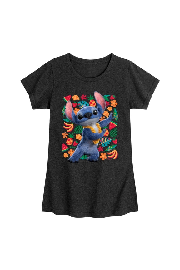 - Hula Dancing - Toddler And Youth Girls Fitted Short Sleeve Graphic T-shirt