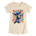 thumbnail image 1 of Lilo & Stitch - Hula Dancing - Toddler And Youth Girls Fitted Short Sleeve Graphic T-shirt, 1 of 4