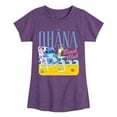 thumbnail image 1 of Lilo & Stitch - Ohana Beach Blub - Toddler And Youth Girls Fitted Short Sleeve Graphic T-Shirt, 1 of 5