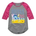 thumbnail image 1 of Lilo & Stitch - Ohana Beach Blub - Toddler And Youth Girls Shirt Tail Raglan, 1 of 5